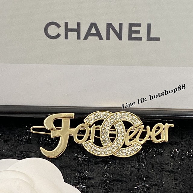 Chanel專櫃新款飾品 香奈兒經典熱銷款金屬髮夾 zgb2349